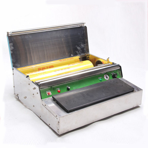 manual food packing machine with cling film